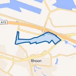 Kaartje van Buitengebied Rhoon-Noord