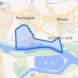 Kaart van Polder Albrandswaard