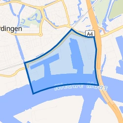 Kaartje van Havengebied Oost