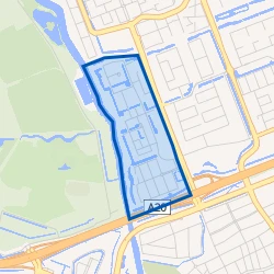 Kaart van Vaart Zuid