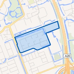 Kaart van Vogelbuurt Noord