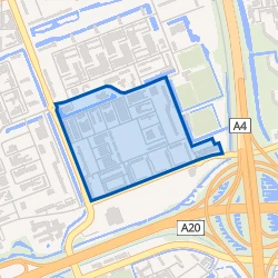 Kaart van Vogelbuurt Zuid