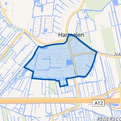 Kaart van Harmelen-Zuid (dorp)