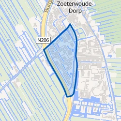 Kaart van Bloemenweide
