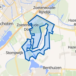 Kaart van Verspreide huizen