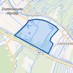Kaartje van Industriegebied Barrepolder