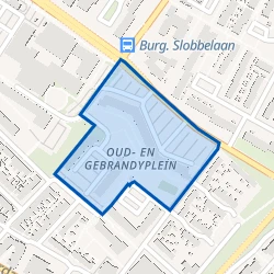 Kaart van Oud- en Gerbrandyplein