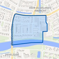 Kaart van Oudeland en Meubelmaker