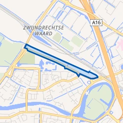 Kaartje van Industriegebied Molenvliet
