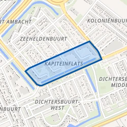 Kaart van Kapiteinflats