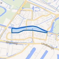 Kaart van Develzijde Nederhoven