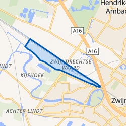 Kaartje van Emplacement 'Kijfhoek'