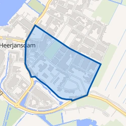 Kaart van Dorp-Zuidoost