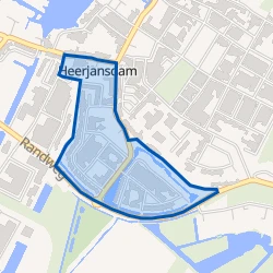 Kaart van Dorp-Zuid