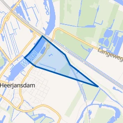 Kaartje van Sportcomplex 'De Molenwei'