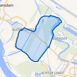 Kaart van Kleine Lindt Polder