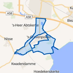 Kaart van Buitengebied 's-Gravenpolder
