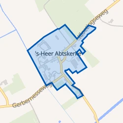 Kaart van Kern 's-Heer Abtskerke