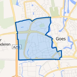 Kaart van Goes-West