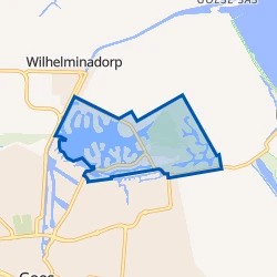 Kaart van Goese Meer