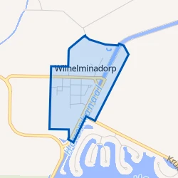 Kaart van Wilhelminadorp