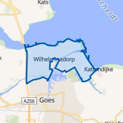 Kaart van Verspreide huizen Wilhelminadorp