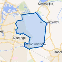Kaart van Verspreide huizen in het Oosten
