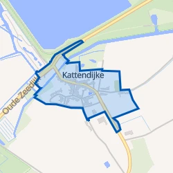 Kaart van Kattendijke
