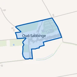 Kaart van Oud-Sabbinge