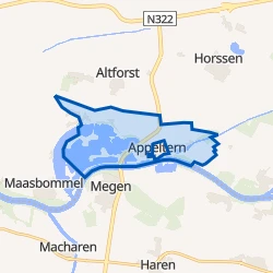Kaart van Buitengebied Appeltern