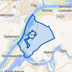 Kaart van Buitengebied Dreumel