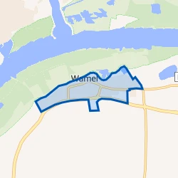 Kaart van Kern Wamel