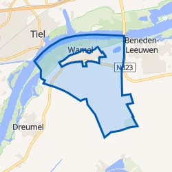 Kaart van Buitengebied Wamel