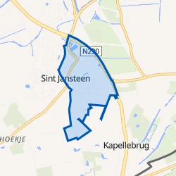 Kaart van Walhoek