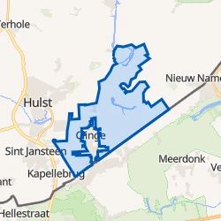 Kaart van Buitengebied Clinge