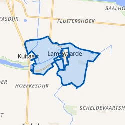 Kaart van Buitengebied Lamswaarde
