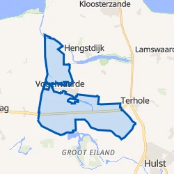 Kaart van Buitengebied Vogelwaarde