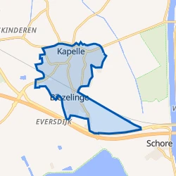 Kaart van Kapelle