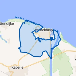 Kaart van Verspreide huizen Wemeldinge