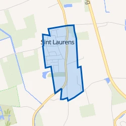 Kaart van Sint Laurens