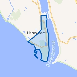 Kaart van Hansweert - Kern