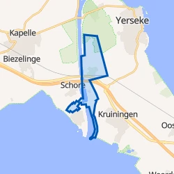 Kaart van Verspreide huizen Hansweert