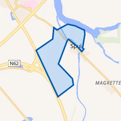 Kaartje van Buitengebied Spui
