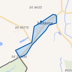 Kaart van Kern Zuiddorpe