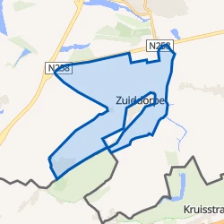 Kaart van Buitengebied Zuiddorpe