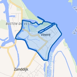 Kaart van Veere