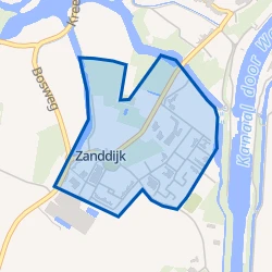 Kaart van Zanddijk