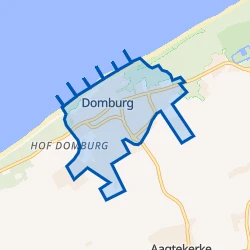 Kaart van Domburg