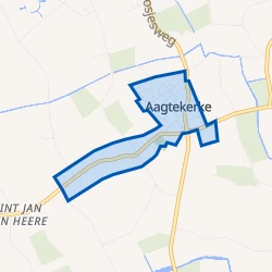 Kaart van Aagtekerke