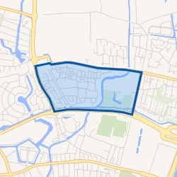 Kaart van Bossenburgh - Weyevliet